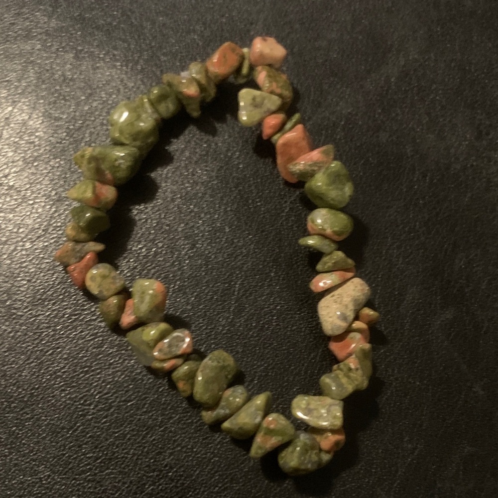 Unakite Stone Bracelet unisex